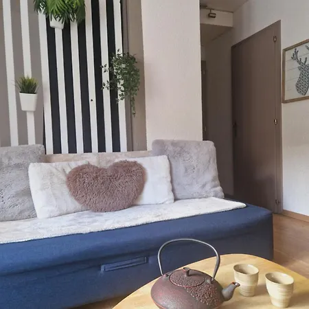 아파트 Au Coeur Des Alpes Et Parking Gratuit 크란스몬타나